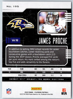 2020 Panini Absolute James Proche #148 Rookie