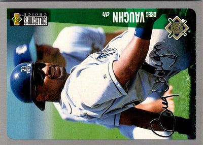 1996 Collector's Choice Silver Signature Greg Vaughn #590