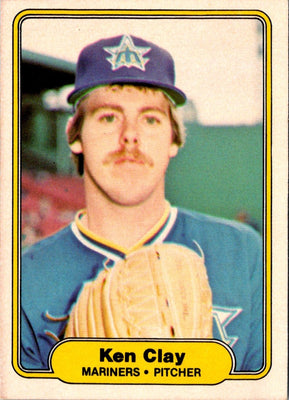 1982 Fleer Ken Clay #508