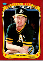 1986 Fleer Star Stickers Jay Howell #62