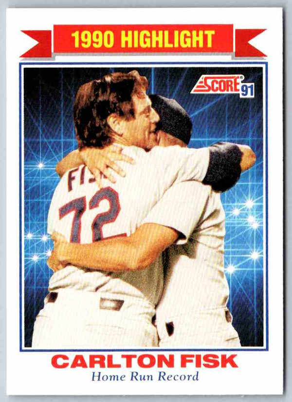 1991 Score Carlton Fisk #421