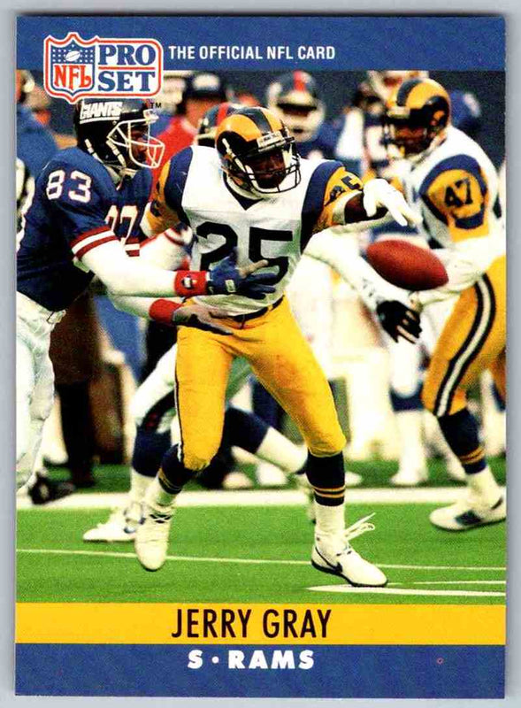 1990 Pro Set Jerry Gray #166