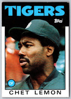 1986 Topps Chet Lemon #160