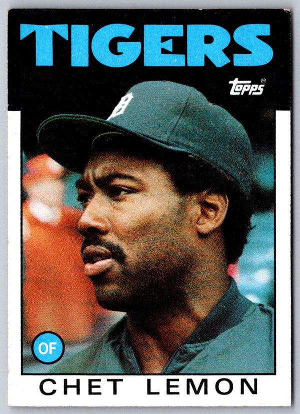 1986 Topps Chet Lemon #160