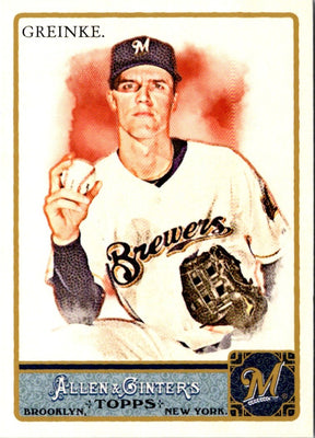 2011 Topps Allen & Ginter Zack Greinke #345