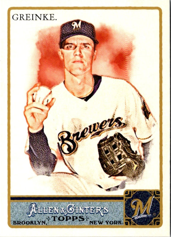 2011 Topps Allen & Ginter Zack Greinke #345
