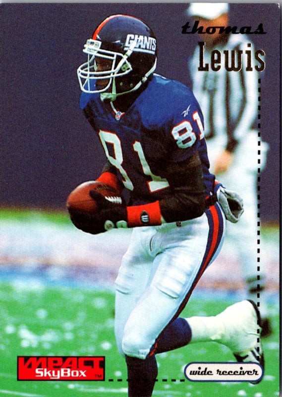 1996 SkyBox Impact Thomas Lewis #95