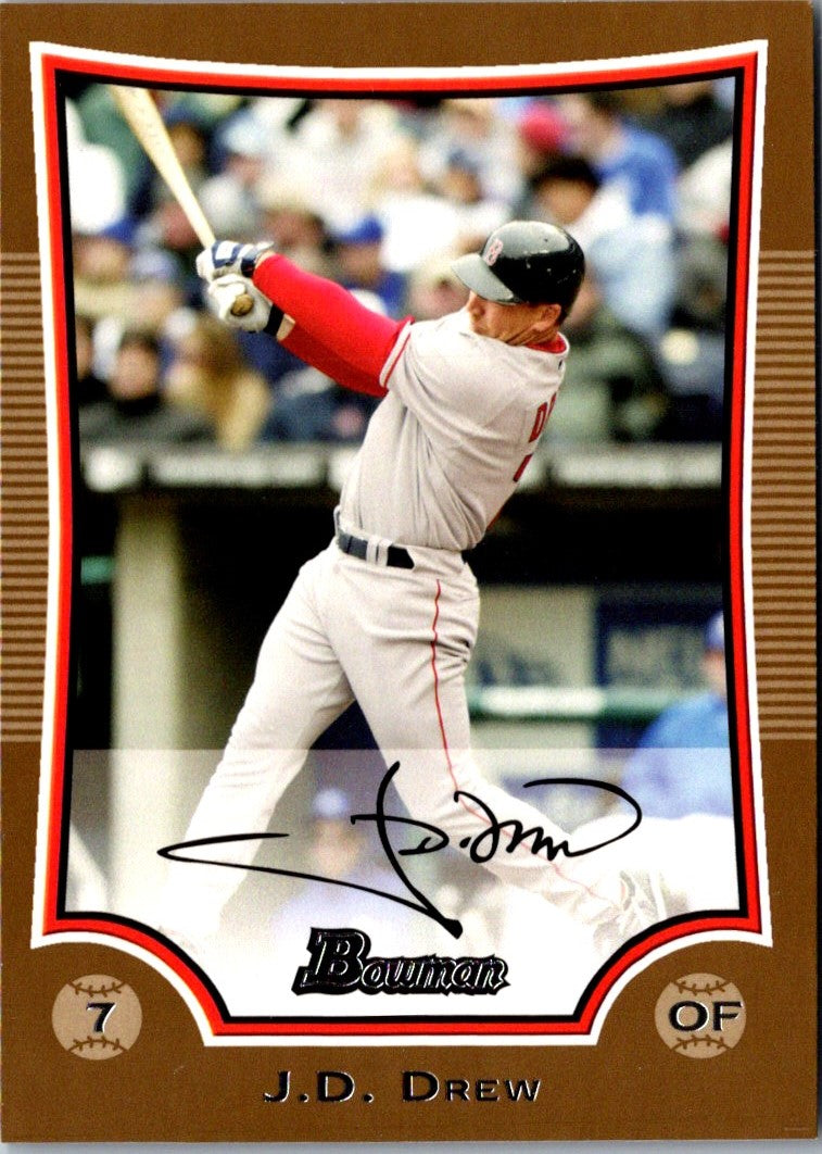 2009 Bowman J.D. Drew