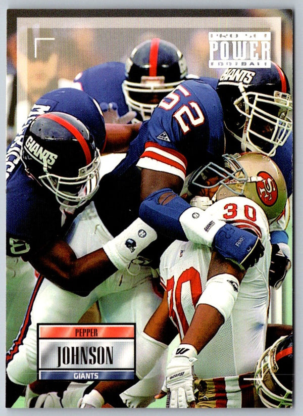 1993 Pro Set Power Pepper Johnson #52