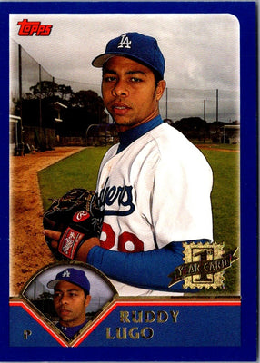 2003 Topps Ruddy Lugo #312 Rookie