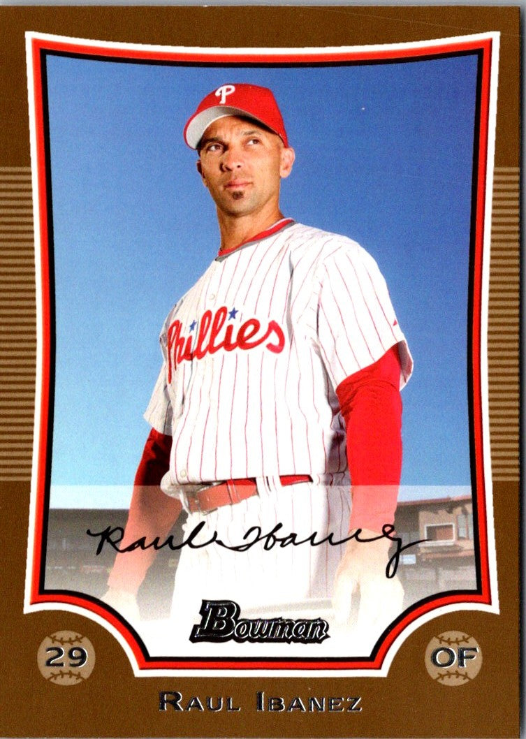 2009 Bowman Blue Raul Ibanez