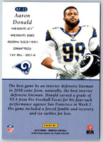 2019 Donruss Retro 1999 Aaron Donald #RE-22