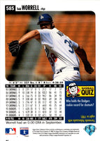 1996 Collector's Choice Silver Signature Todd Worrell #585