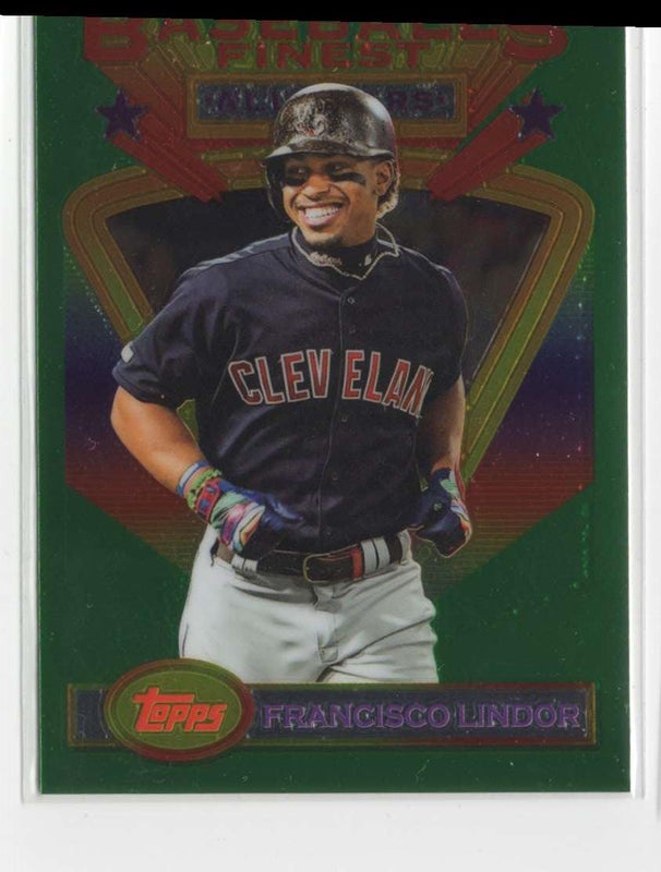 2020 Topps Finest Flashbacks Francisco Lindor #115