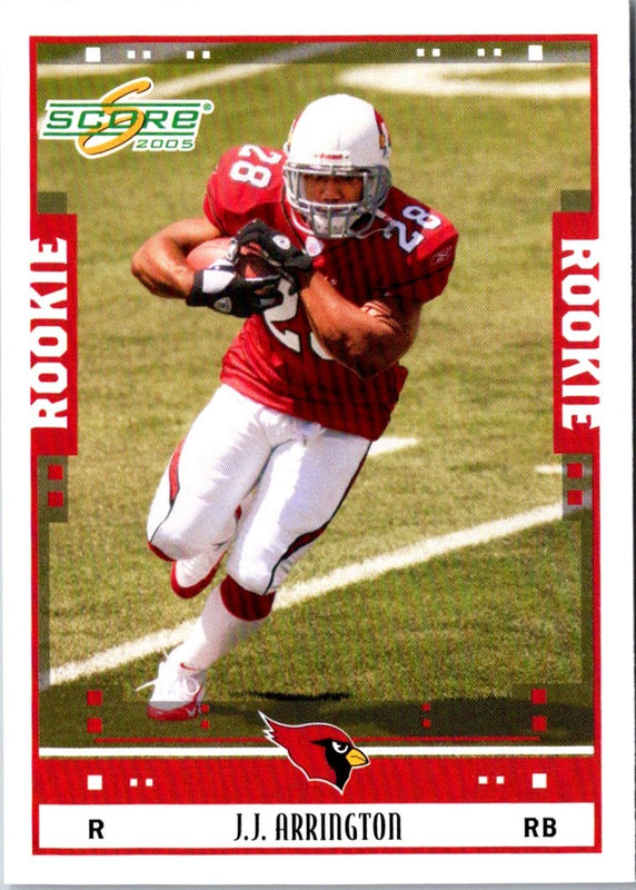 2005 Score J.J. Arrington #361 Rookie