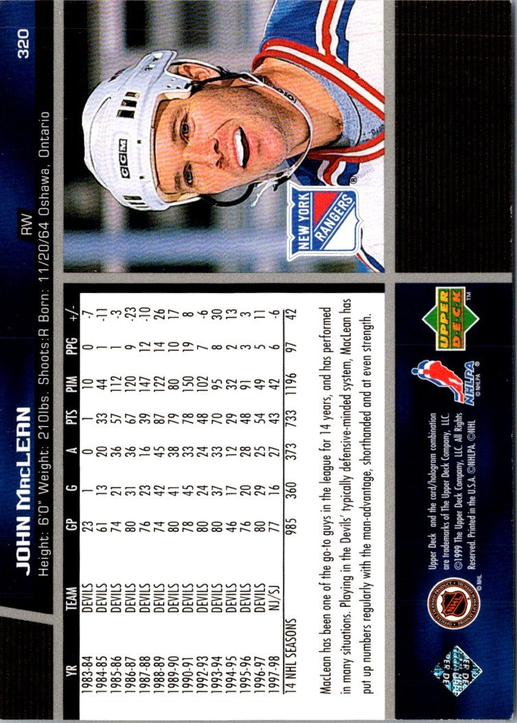 1998 Upper Deck John MacLean