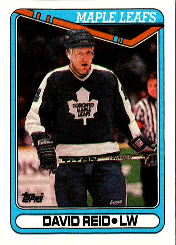 1990 O-Pee-Chee Dave Reid #290 Rookie