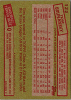 1985 Topps Tom Brunansky #122