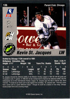 1993 Classic Pro Prospects Kevin St. Jacques #136