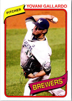 2012 Topps Archives Yovani Gallardo #104