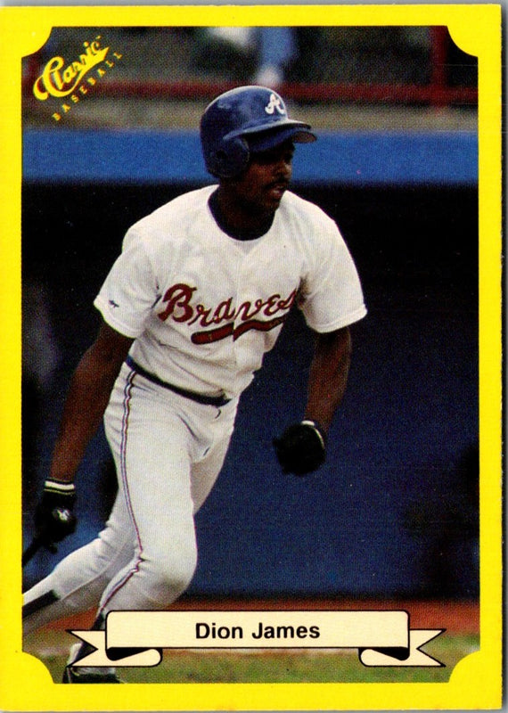 1987 Classic Update Yellow Dion James #144