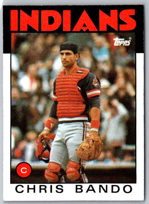 1986 Topps Chris Bando #594