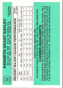 1984 Donruss Ken Dayley