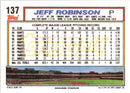 1992 Topps Jeff Robinson
