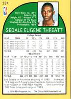 1990 Hoops Sedale Threatt #284