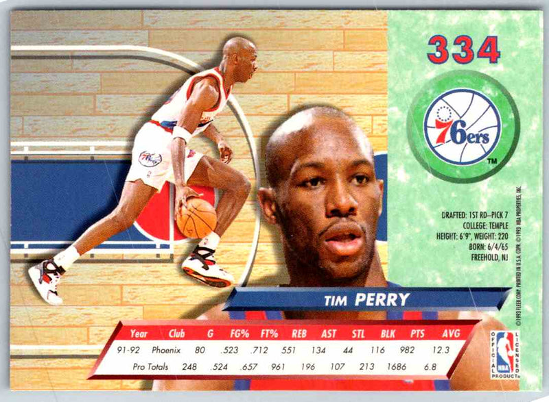 1992 Fleer Ultra Tim Perry