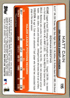 2012 Bowman Chrome Matt Cain #195