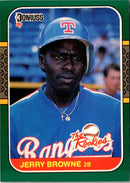 1987 Donruss The Rookies Jerry Browne