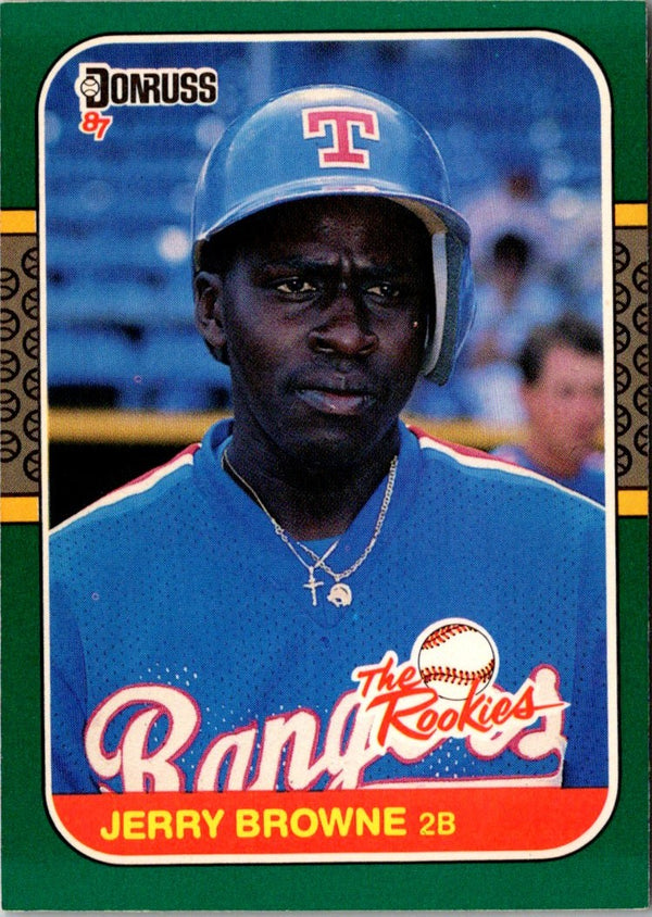 1987 Donruss The Rookies Jerry Browne #29