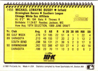 1991 ProCards Wayne Busby #1458