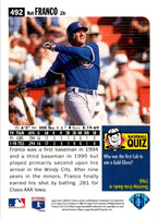 1996 Collector's Choice Silver Signature Matt Franco #492 Rookie