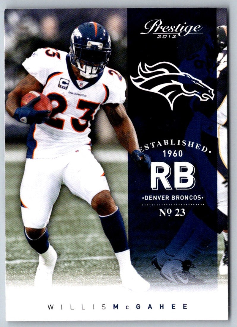 2012 Panini Prestige Willis McGahee