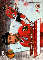 1993 Ultra Brent Sutter #206