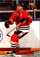 1993 Ultra Brent Sutter #206