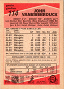 1989 O-Pee-Chee John Vanbiesbrouck