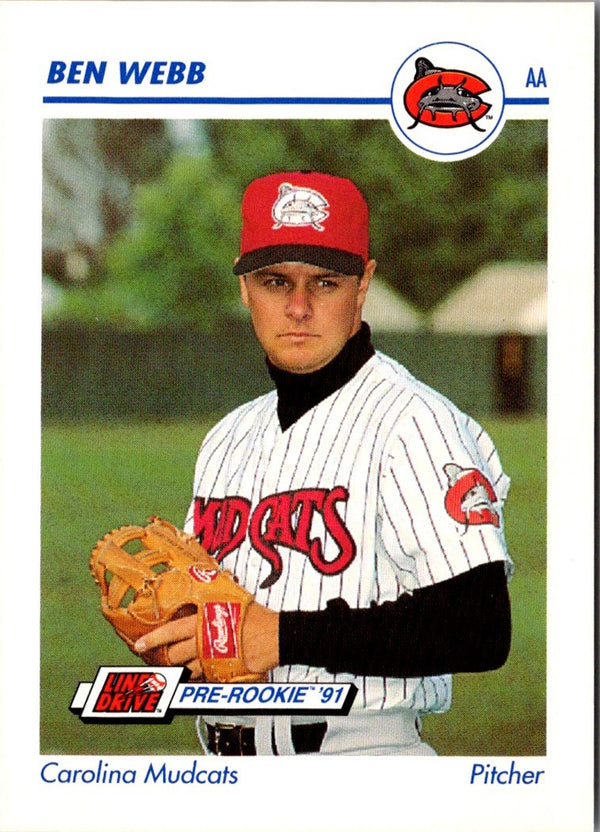 1991 Line Drive AA Ben Webb #120