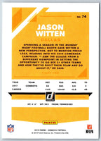 2019 Donruss Jason Witten #74