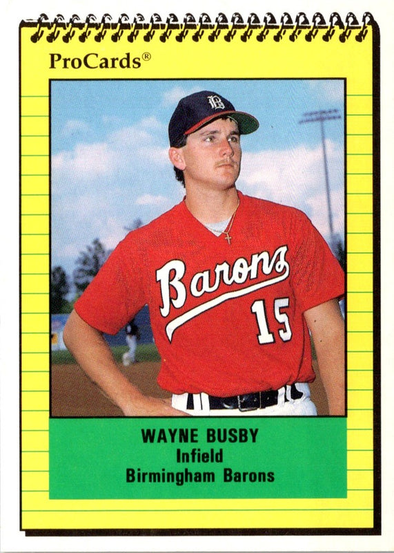 1991 ProCards Wayne Busby #1458