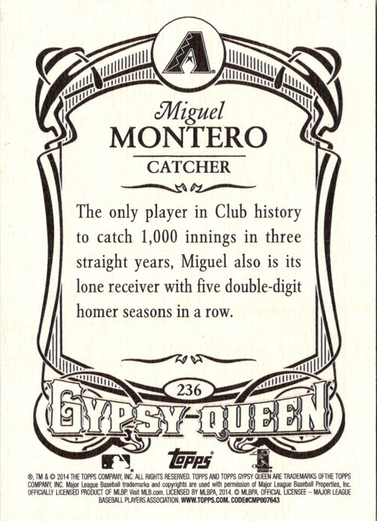 2014 Topps Gypsy Queen Miguel Montero