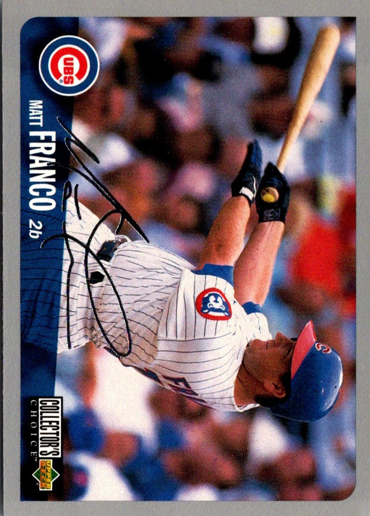 1996 Collector's Choice Silver Signature Matt Franco