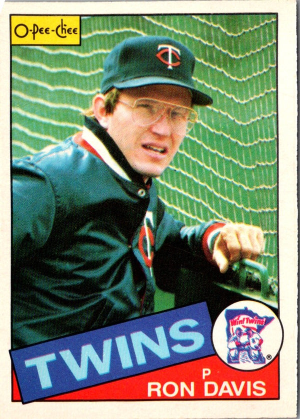 1985 O-Pee-Chee Ron Davis #78