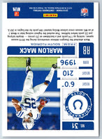 2018 Panini Marlon Mack #129