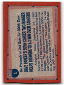 1991 O-Pee-Chee Wax Box Cards Dave Parker