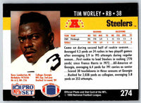 1990 Pro Set Tim Worley #274
