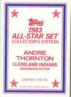 1983 Topps Andre Thornton #3