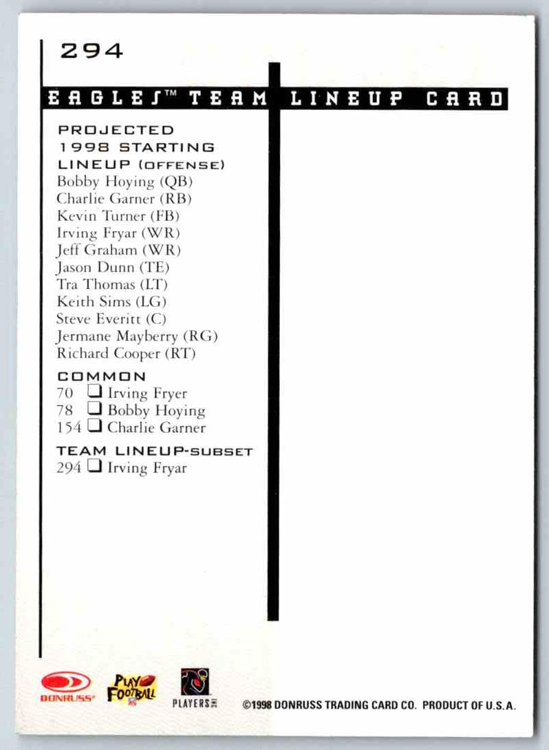 1989 NFL Proset Irving Fryar